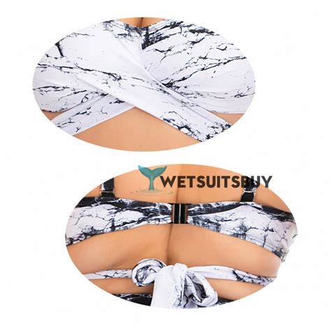 Plus Size Bathing Suits Black And White High Waisted Bikini