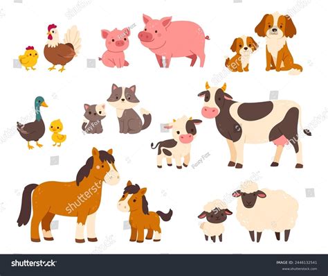 cartoon farm stock vectors  vector art shutterstock