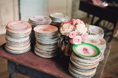 Wedding Talk Mismatched Plates