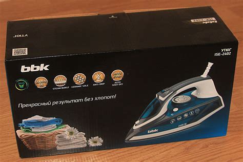 BBK ISE-2402 – функциональный и мощный утюг / Техника для дома / iXBT Live
