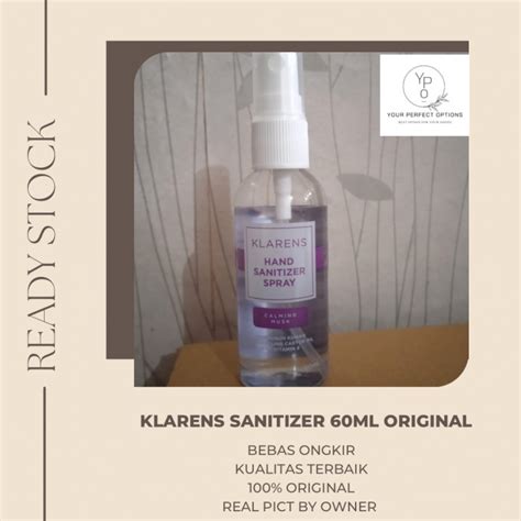 Jual Klarens Hand Sanitizer Spray 60ml Varian Calming Musk Original