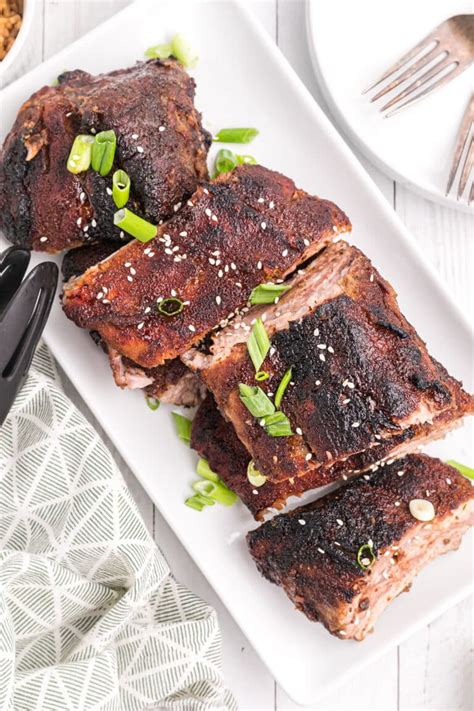 Teriyaki Ribs Slow Cooker Recipe Girl Gone Gourmet