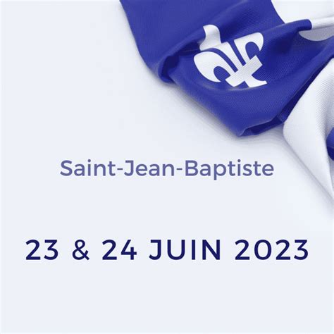 Programmation de la Saint Jean Baptiste à Saint Placide Municipalité