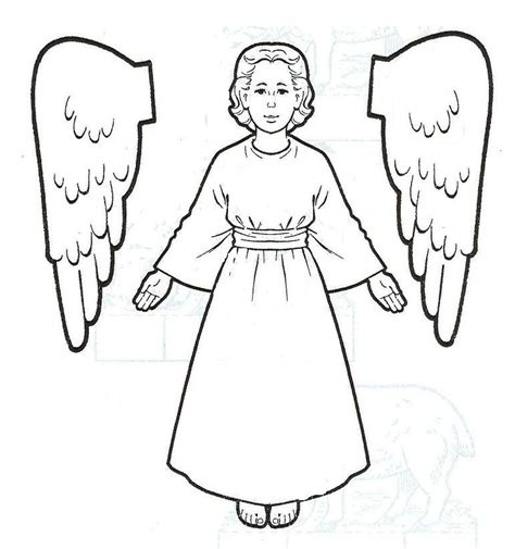 Angel Gabriel Visits Mary Coloring Page With Verse Coloring Pages