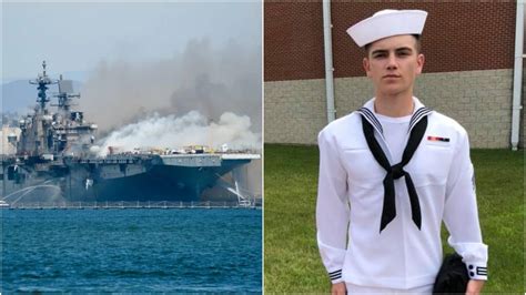 Navy Sailor Accused Of Setting Bonhomme Richard Fire Charge Sheet