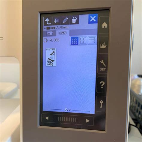 JANOME MC 550E: Dateien im großen Rahmen öffnen - nähRatgeber