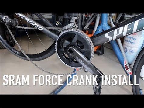 Sram Force Axs Crank Install How To Youtube