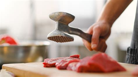 The Tip To Remember When Tenderizing A Cut Of Meat With A Mallet