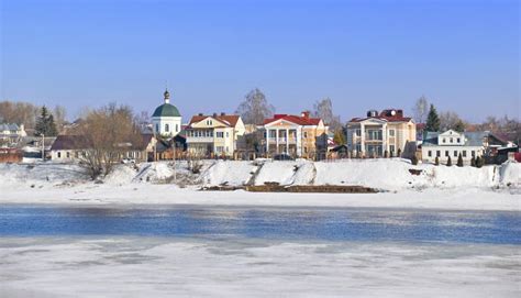 Zavolzhsky District of Tver, Volga River Editorial Image - Image of ...