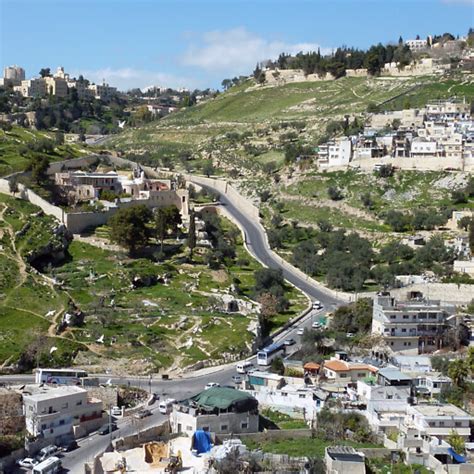 Intersection Of Kidron Valley And Valley Of Hinnom Modern