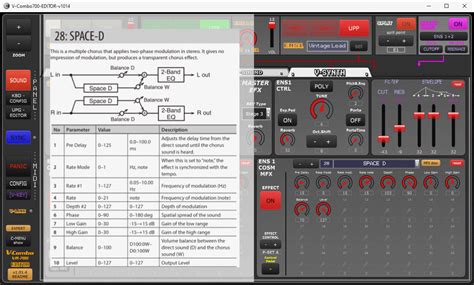 Roland VR700 V-Combo EDITOR – ROLAND V-COMBO ORGAN