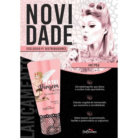 Total Virgem Gel Adstringente 15g Hot Flowers Distribuidora Hotflowers