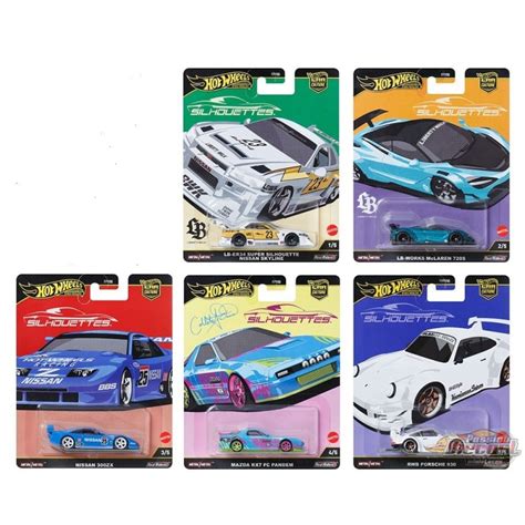 Hot Wheels Car Culture Hw Silhouettes Release G Set Of Cars Fpy G