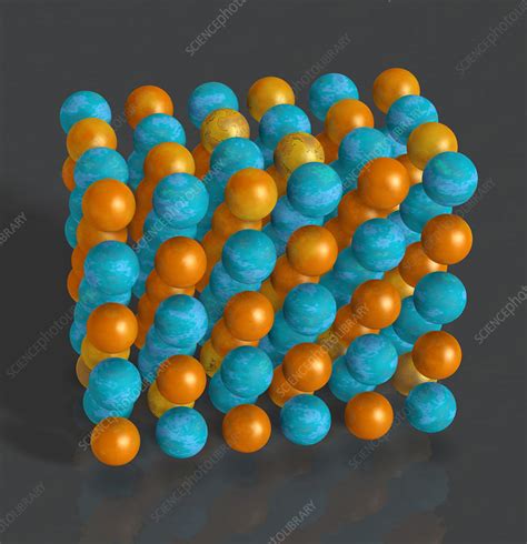 Metal Crystal Lattice - Stock Image - C004/8961 - Science Photo Library