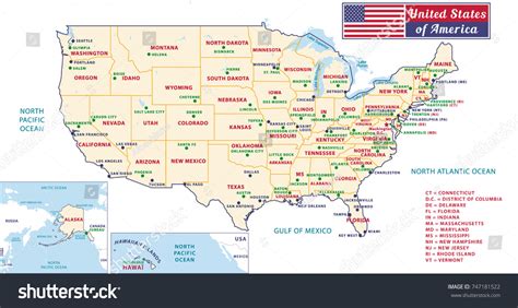 Us Map With Cities