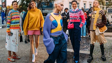 Chunky Cozy Sweaters Were A Street Style Favorite On Day Of London