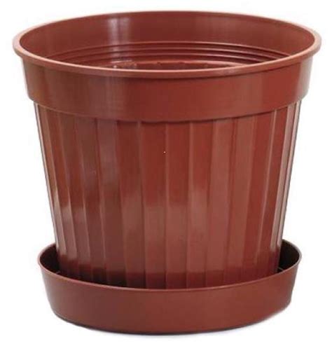 Горшок для цветов Классика, 1,3л, с поддоном - купить с доставкой по ...