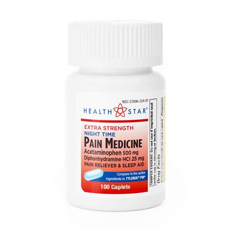 Extra Strength Night-Time Pain Medicine – 50 Caplets – Geri-Care