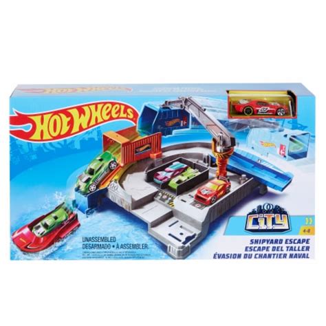 Mattel Hot Wheels Shipyard Escape Playset Ct Kroger