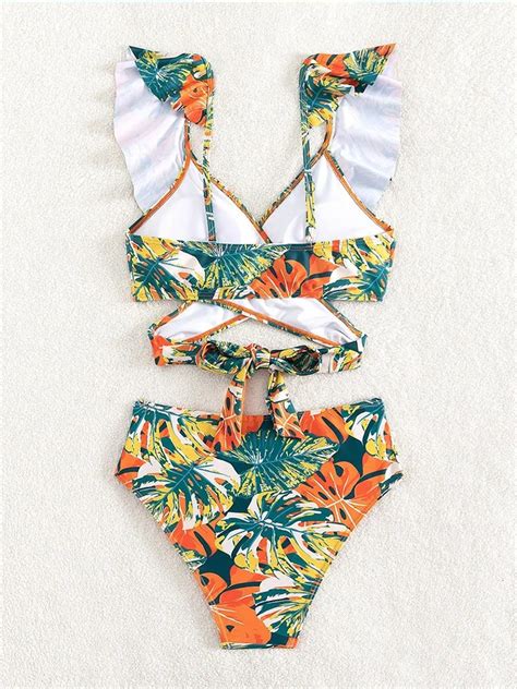 2024 New Women Print Summer Push Up Swimwear High Waist Bikini Set Ba Bydudecom