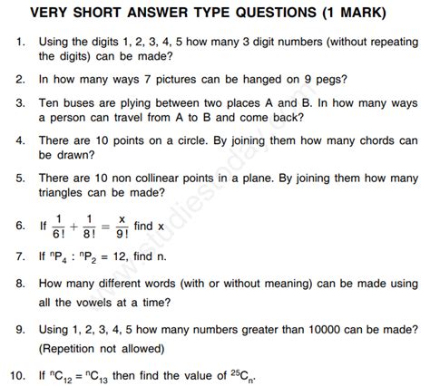 12 6 Practice Permutations And Combinations Answers