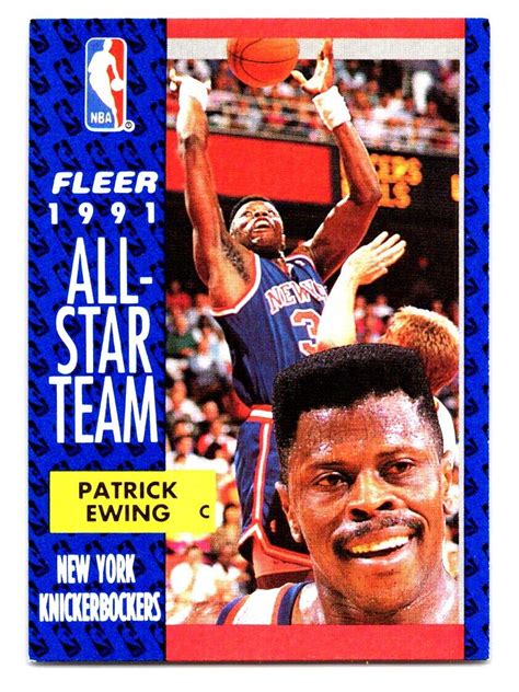 1991 92 Fleer Patrick Ewing New York Knicks 215 EBay