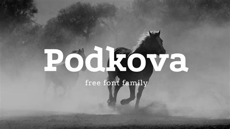Podkova Typeface › Fontesk