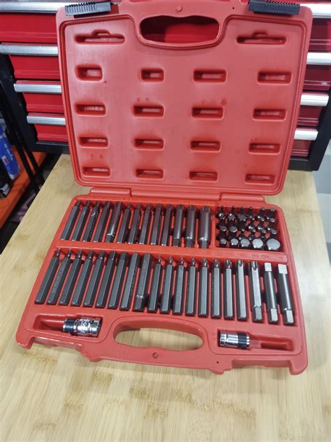 Набор бит TORX, HEX, SPLINE 58ед. Набір біт 3509 JTC: 1 949 грн ...