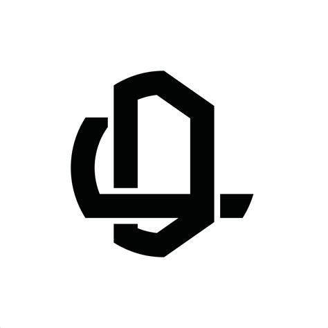 dl logo monogram design template  vector art  vecteezy