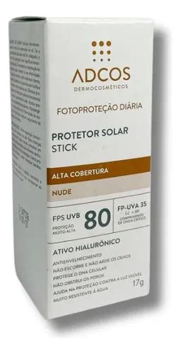 Protetor Solar Adcos Stick Cor Nude Fps G MercadoLivre
