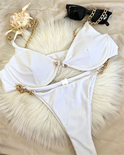Chained Bikini Set Women S Fashion Swimwear Bikinis Swimsuits On