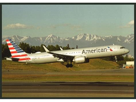 Postcard American A321neo