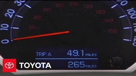 2007 2009 Tundra How To Odometer And Twin Tripmeters Toyota Youtube