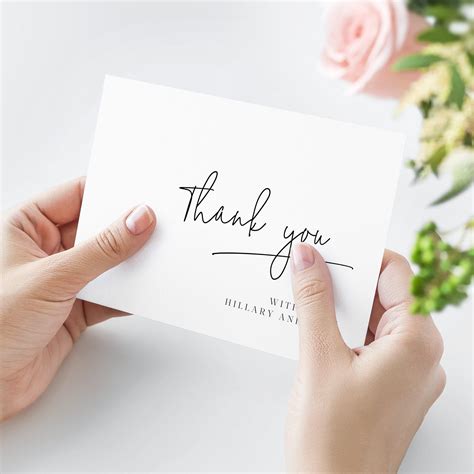 Free Printable Thank You Card Template Toptemplate My Id