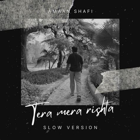 Tera Mera Rishta Slow Version Single By Amaan Shafi Spotify