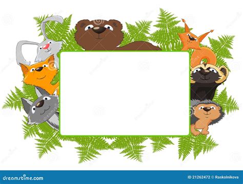 Рамка Дикие Животные Для Текста - 59 фото