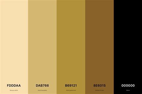 25 Best Gold Color Palettes With Names And Hex Codes Creativebooster