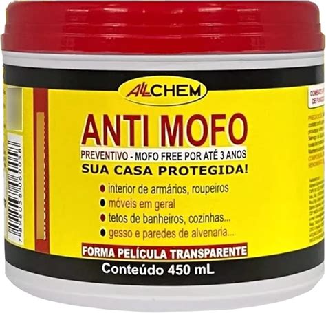 Anti Mofo Para Quarto - Anti Mofo preventivo para móveis e paredes 450ml - Allchem | Amazon.com.br