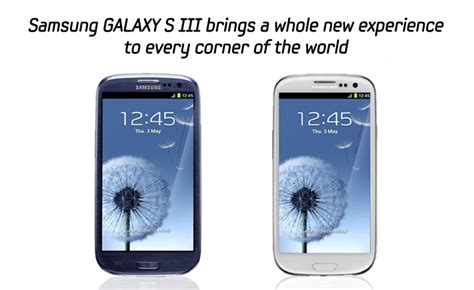 Samsung Galaxy S3 Specifications