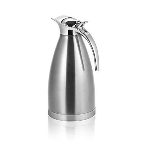 Yosoo Stainless Steel Coffee Pot Double Wall Vacuum Insulated Thermos Jug Hot Water Bottle