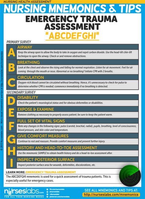 Nursing Health Assessment Mnemonics And Tips Nurseslabs
