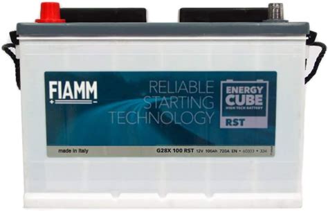 BATTERIA TRATTORE FIAMM G28X RST EnergyCube 100Ah 720A 12V Amazon It