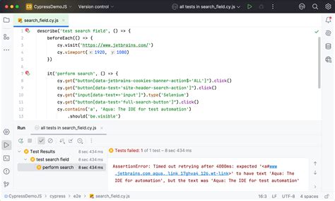 Web UI Test Automation | IntelliJ IDEA Documentation