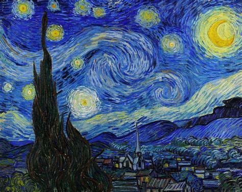 Tallenge Starry Night by Vincent Van Gogh- 10 Most Famous Paintings In ...