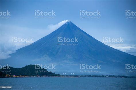 mayon volcano landscape stock photo  image  albay