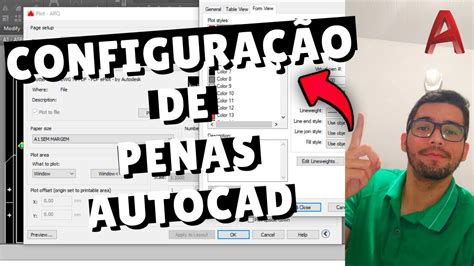 COMO CONFIGURAR PENAS NO AUTOCAD YouTube