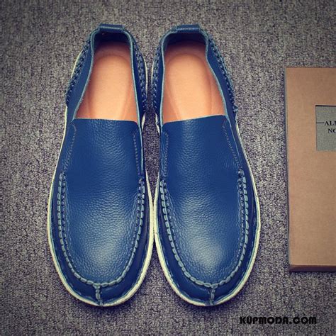 Mokasyny M Skie Slip On Buty Sk Rzane Buty Prawdziwa Sk Ra Loafers Buty