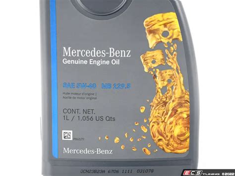 Mercedes Benz Genuine Engine Oil Fully Synthetic SAE 5W 40 58 OFF