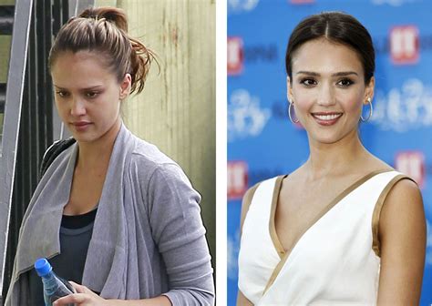 Jessica Alba Celebs Without Makeup Without Makeup Celebrities