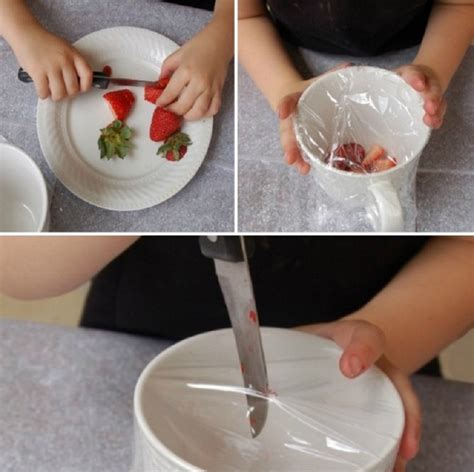 Необычные способы использования пищевой пленки